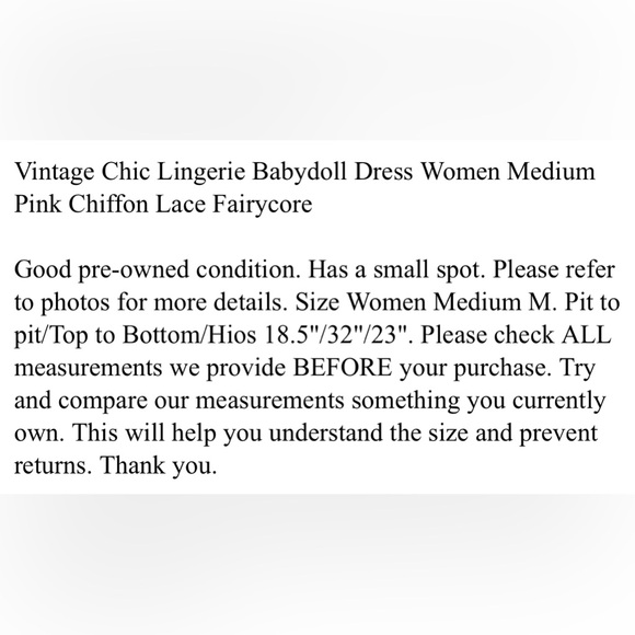 SABRINA CARPENTER CONCERT OUTFIT babydoll nightie vintage size m - Picture 8 of 10